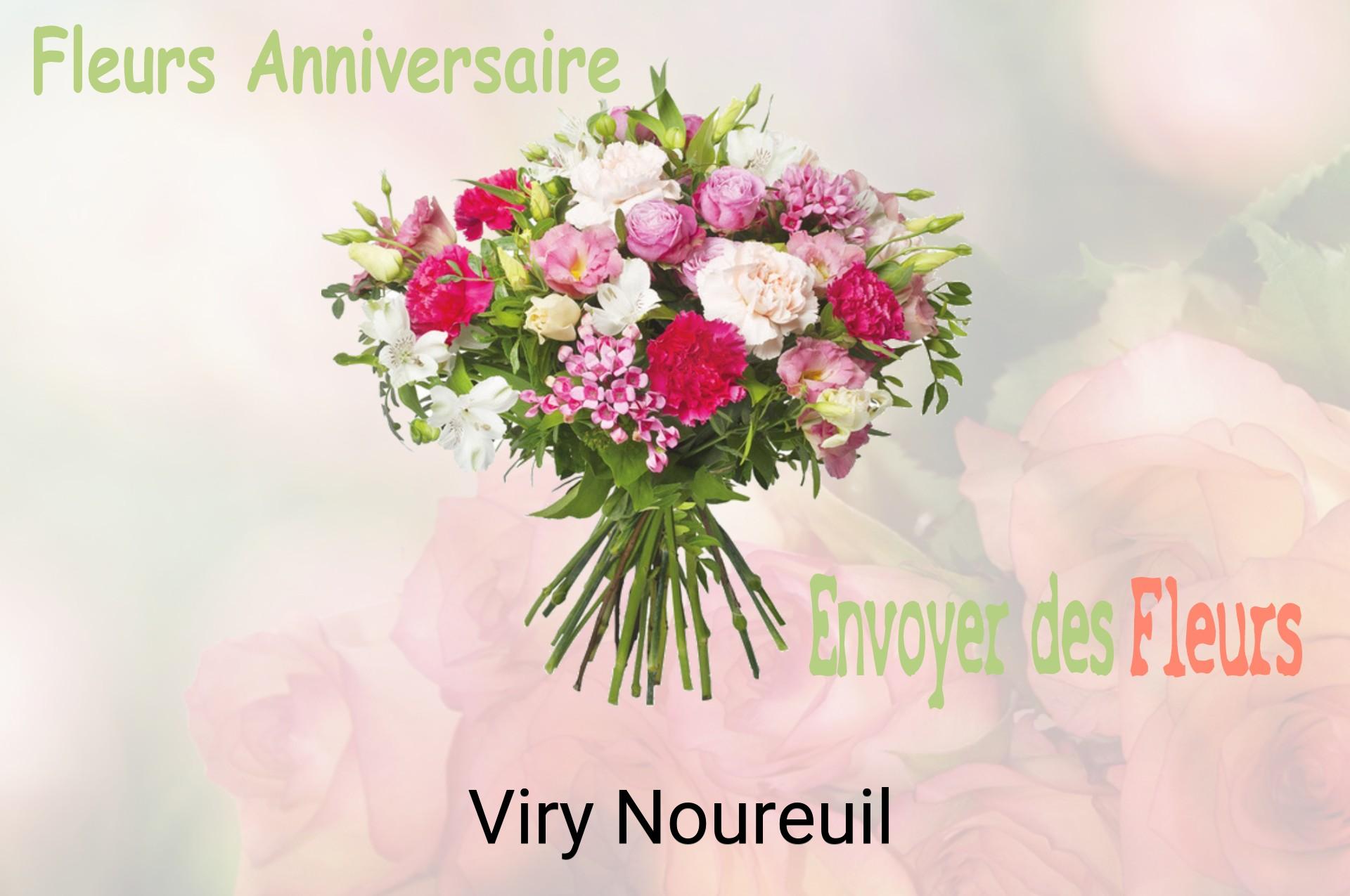 Bouquet de fleurs d’anniversaire livré à Viry-Noureuil