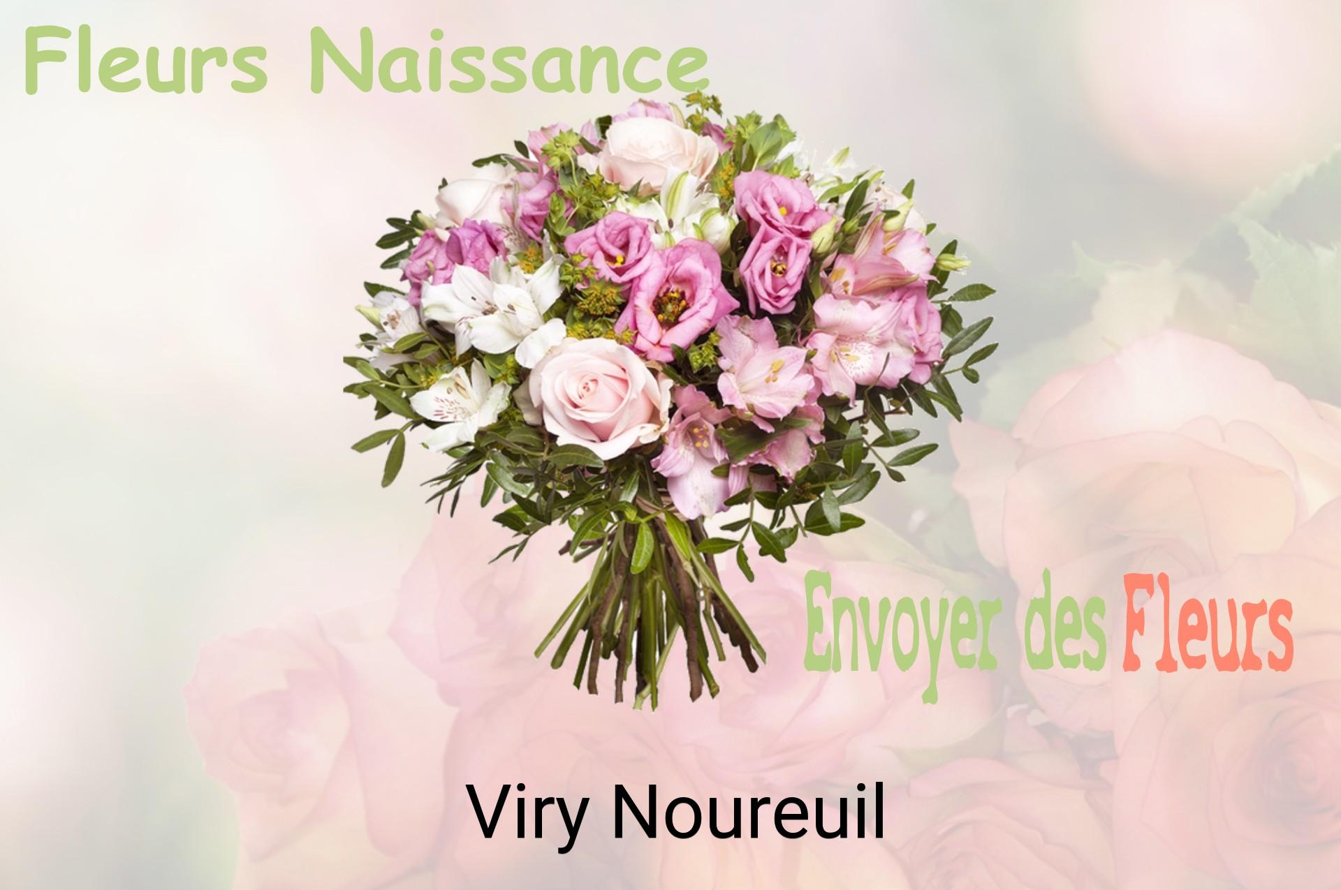 Bouquet de fleurs de naissance livré à Viry-Noureuil